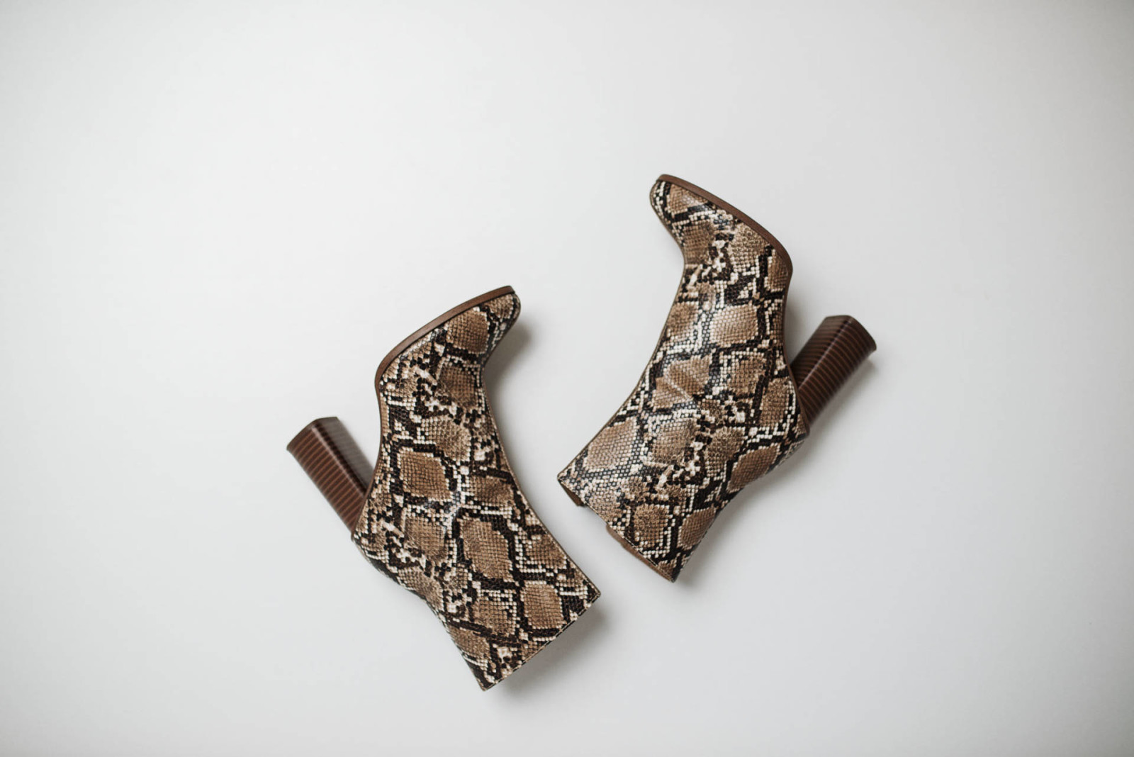 Mango Snakeskin boots