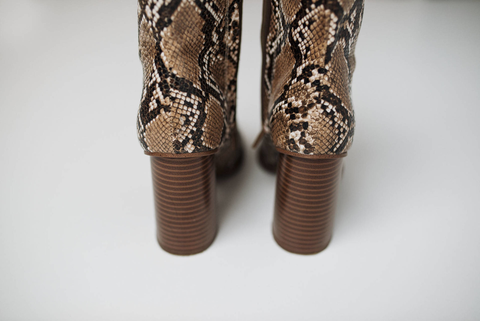 Mango Snakeskin boots