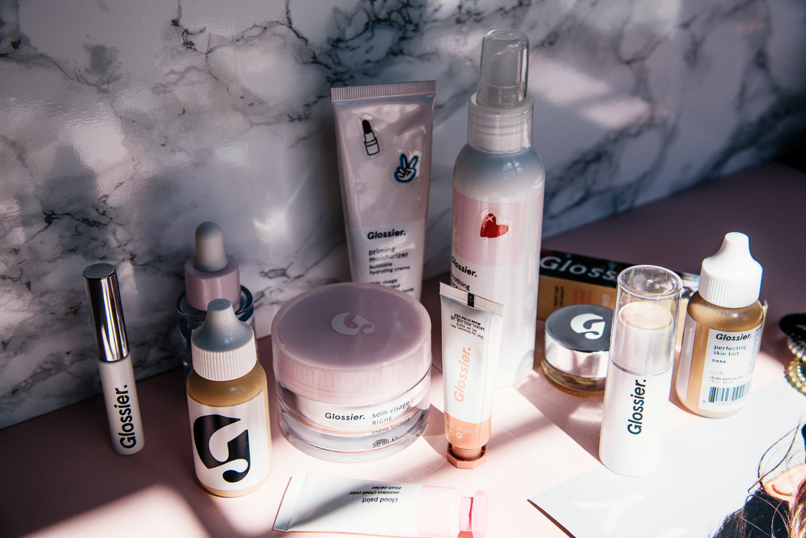 glossier grwm