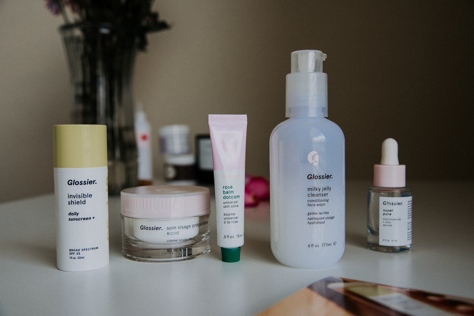 glossier skincare